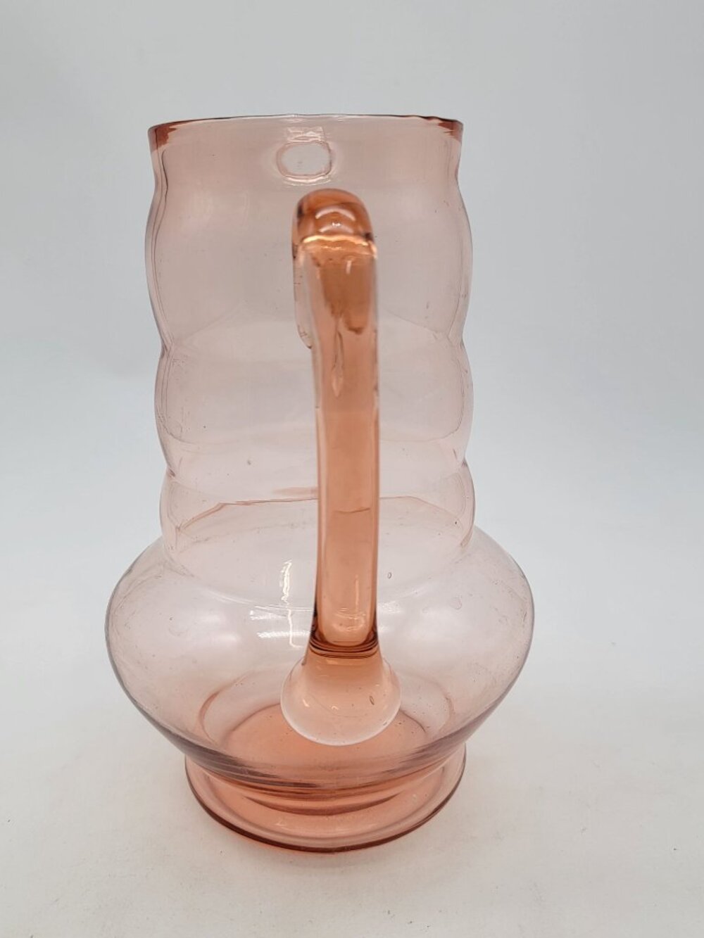 Dunbar Glass Pink Ombre Pitcher Vintage USA Glassware - Picture 2 of 8